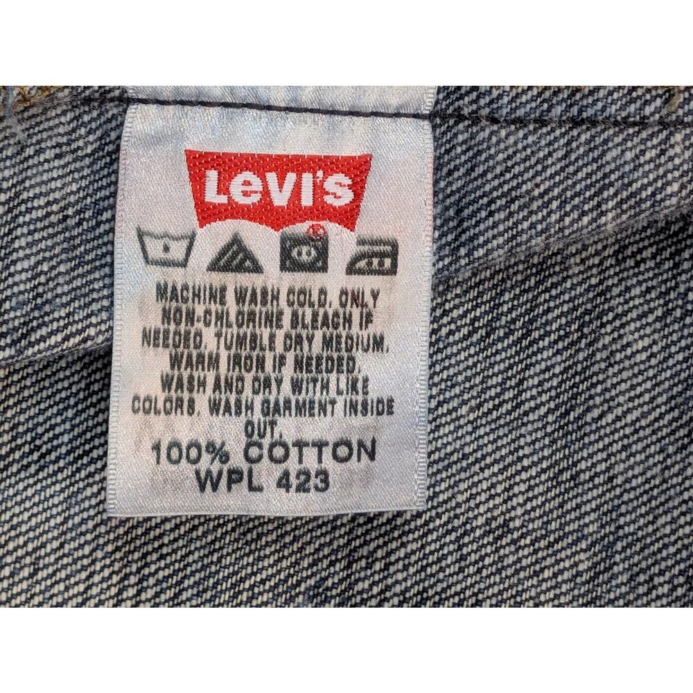 Levi's 501 Jeans Men's 38x34 Blue Button Fly (0515) - Picture 8 of 12
